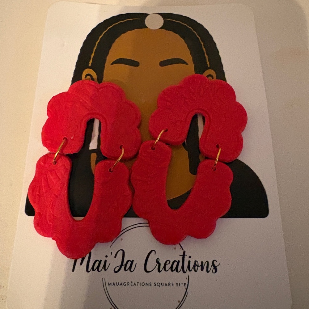MaiJa Creations Polymer Clay Earrings - Picture 2 of 8
